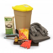 USK 104 C - Kit de emergencia universal y productos químicos en contenedor de 100 litros